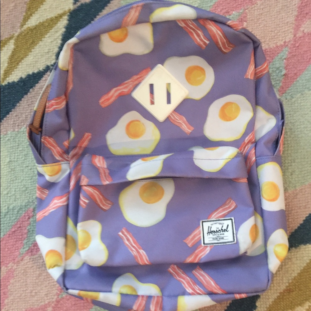 Herschel Eggs and Bacon toddler backpack - RARE